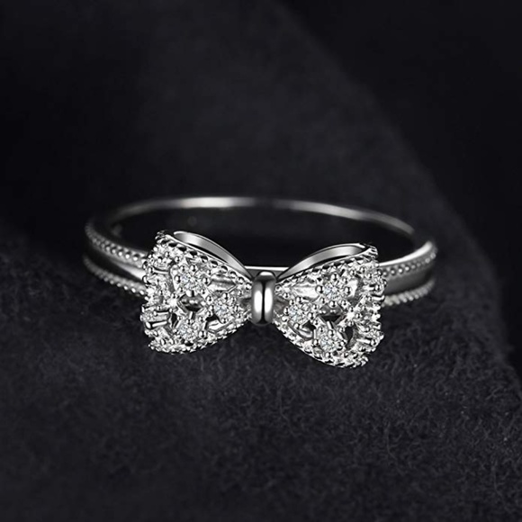 Jewelry - 🎀 Anniversary Bow Sterling Silver Ring 💍
